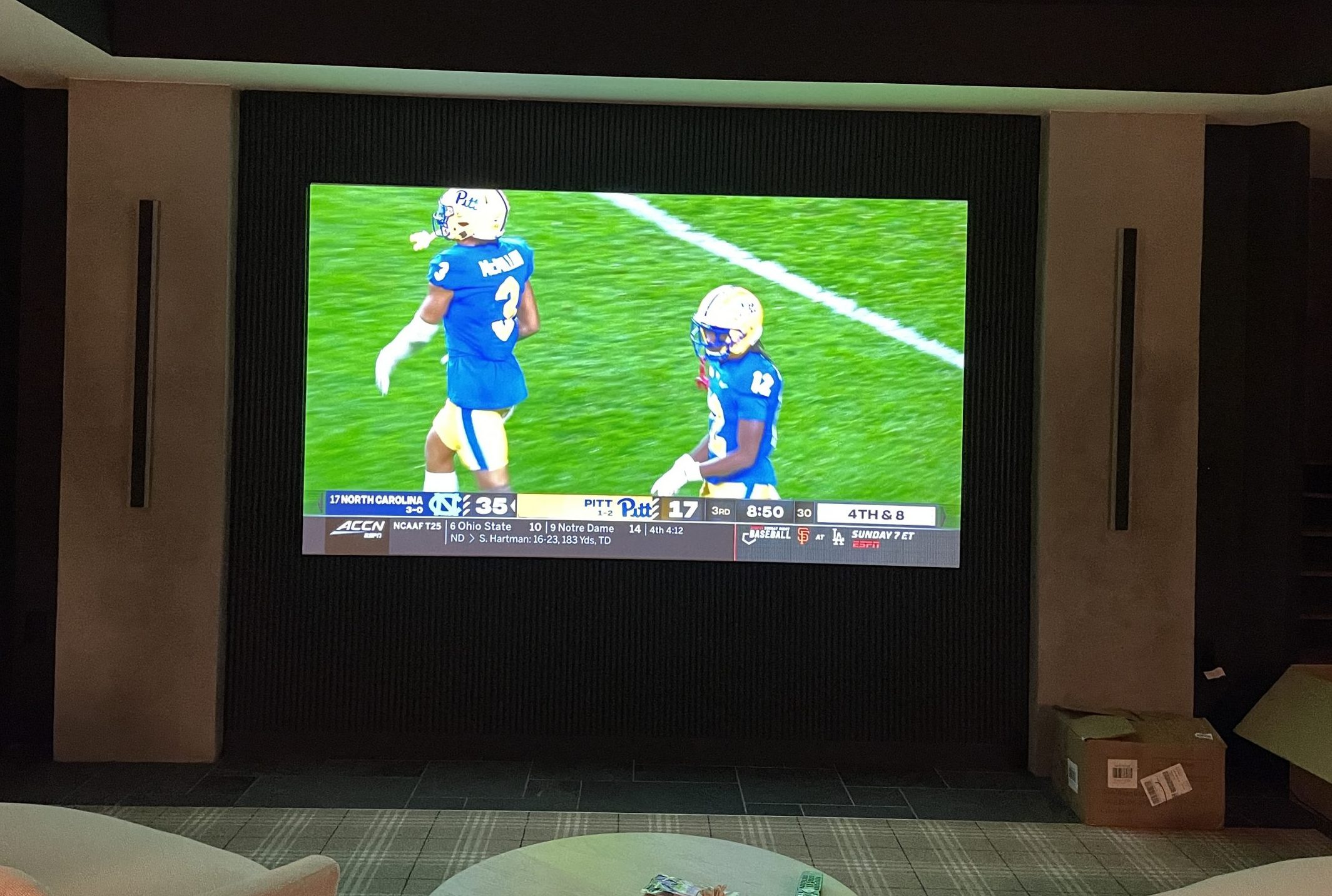 Epson Projector and Acoustic Transparent Screen